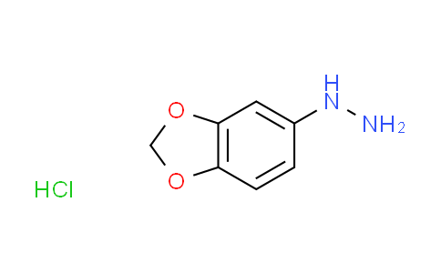CAS No. 40483-63-4, 1,3-benzodioxol-5-ylhydrazine hydrochloride