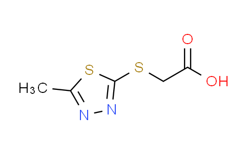 CAS No. 50918-26-8, [(5-methyl-1,3,4-thiadiazol-2-yl)thio]acetic acid