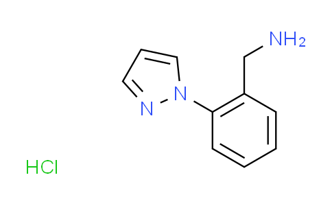 CAS No. 1269225-01-5, [2-(1H-pyrazol-1-yl)benzyl]amine hydrochloride