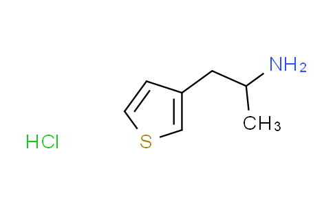 CAS No. 86188-25-2, [1-methyl-2-(3-thienyl)ethyl]amine hydrochloride