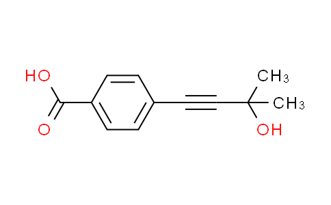 CAS No. 63165-02-6, 4-(3-hydroxy-3-methylbut-1-yn-1-yl)benzoic acid