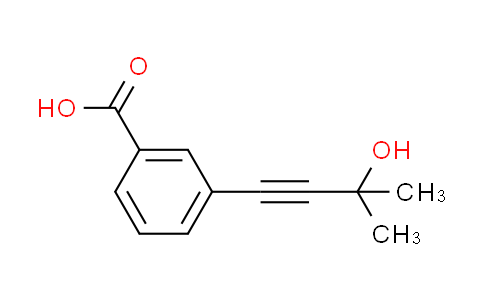 CAS No. 878742-28-0, 3-(3-hydroxy-3-methylbut-1-yn-1-yl)benzoic acid