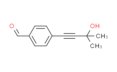 CAS No. 117569-57-0, 4-(3-hydroxy-3-methylbut-1-yn-1-yl)benzaldehyde