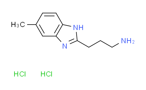 CAS No. 1169950-70-2, 3-(5-methyl-1H-benzimidazol-2-yl)propan-1-amine dihydrochloride