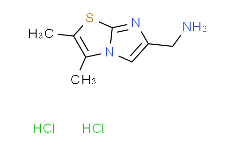 CAS No. 1609408-00-5, [(2,3-dimethylimidazo[2,1-b][1,3]thiazol-6-yl)methyl]amine dihydrochloride