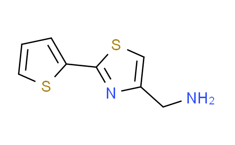 CAS No. 321309-35-7, 1-[2-(2-thienyl)-1,3-thiazol-4-yl]methanamine