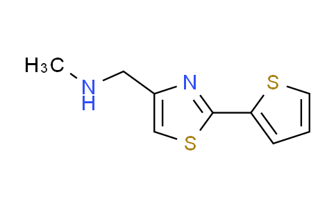 CAS No. 933701-68-9, N-methyl-1-[2-(2-thienyl)-1,3-thiazol-4-yl]methanamine