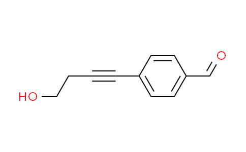 CAS No. 544707-13-3, 4-(4-hydroxybut-1-yn-1-yl)benzaldehyde