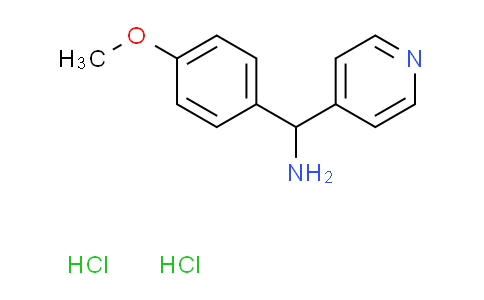 CAS No. 1185300-09-7, [(4-methoxyphenyl)(4-pyridinyl)methyl]amine dihydrochloride