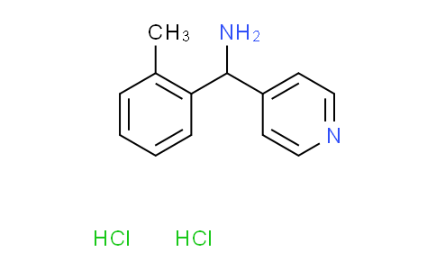 CAS No. 1185300-66-6, [(2-methylphenyl)(4-pyridinyl)methyl]amine dihydrochloride