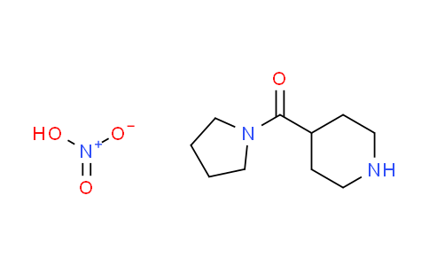 CAS No. 1185353-33-6, 4-(1-pyrrolidinylcarbonyl)piperidine nitrate