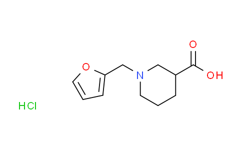 CAS No. 1185301-31-8, 1-(2-furylmethyl)-3-piperidinecarboxylic acid hydrochloride