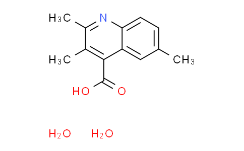 CAS No. 1609400-19-2, 2,3,6-trimethyl-4-quinolinecarboxylic acid dihydrate
