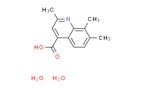 CAS No. 1609406-89-4, 2,7,8-trimethyl-4-quinolinecarboxylic acid dihydrate