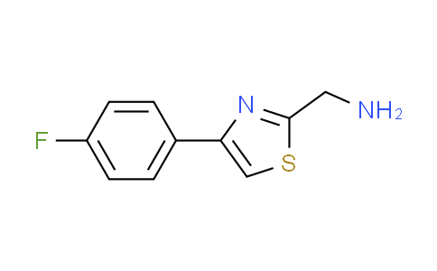 CAS No. 643723-43-7, 1-[4-(4-fluorophenyl)-1,3-thiazol-2-yl]methanamine