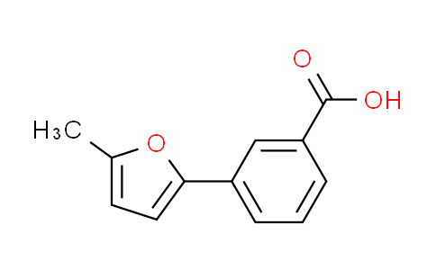 CAS No. 400746-01-2, 3-(5-methyl-2-furyl)benzoic acid
