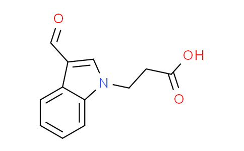 CAS No. 59213-02-4, 3-(3-formyl-1H-indol-1-yl)propanoic acid