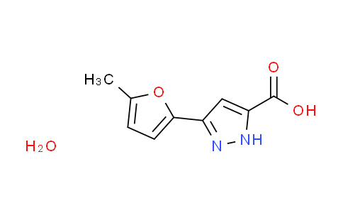 CAS No. 1296274-68-4, 3-(5-methyl-2-furyl)-1H-pyrazole-5-carboxylic acid hydrate