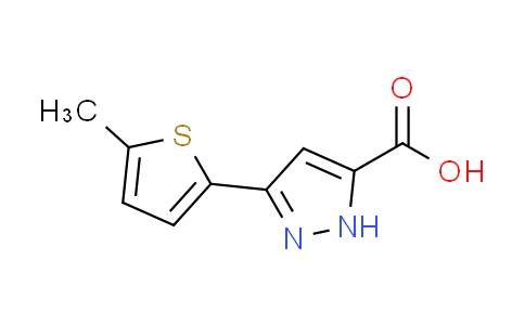 CAS No. 1025010-00-7, 3-(5-methyl-2-thienyl)-1H-pyrazole-5-carboxylic acid