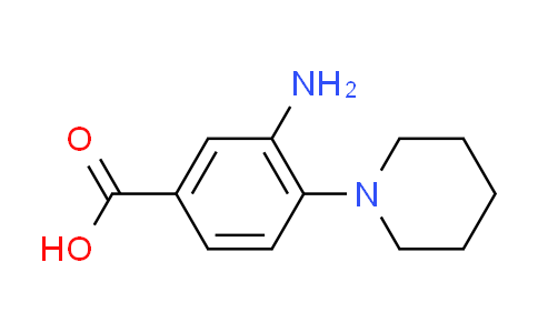CAS No. 26586-27-6, 3-amino-4-piperidin-1-ylbenzoic acid
