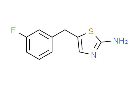 CAS No. 884497-40-9, 5-(3-fluorobenzyl)-1,3-thiazol-2-amine