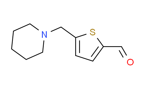 CAS No. 7136-41-6, 5-(piperidin-1-ylmethyl)thiophene-2-carbaldehyde