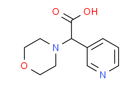 CAS No. 933761-00-3, morpholin-4-yl(pyridin-3-yl)acetic acid