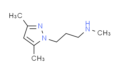 CAS No. 1007517-99-8, 3-(3,5-dimethyl-1H-pyrazol-1-yl)-N-methylpropan-1-amine