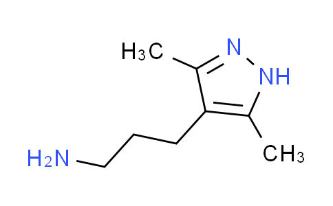 CAS No. 936940-75-9, 3-(3,5-dimethyl-1H-pyrazol-4-yl)propan-1-amine