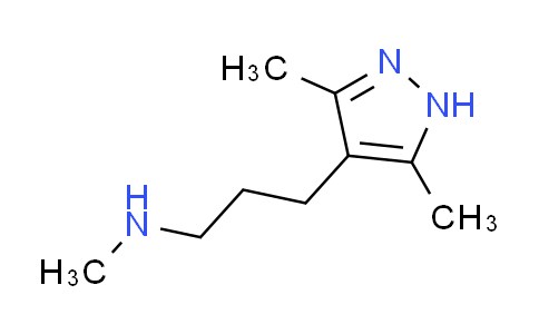 CAS No. 936939-86-5, 3-(3,5-dimethyl-1H-pyrazol-4-yl)-N-methylpropan-1-amine