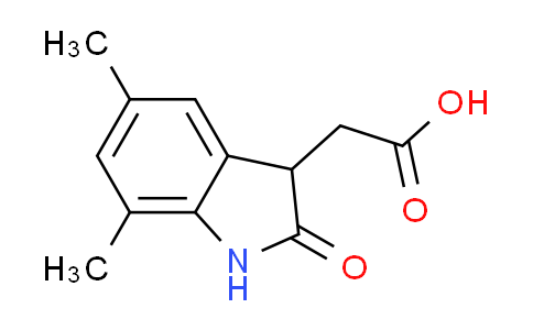 CAS No. 915923-70-5, (5,7-dimethyl-2-oxo-2,3-dihydro-1H-indol-3-yl)acetic acid