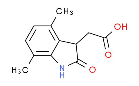 CAS No. 915919-65-2, (4,7-dimethyl-2-oxo-2,3-dihydro-1H-indol-3-yl)acetic acid