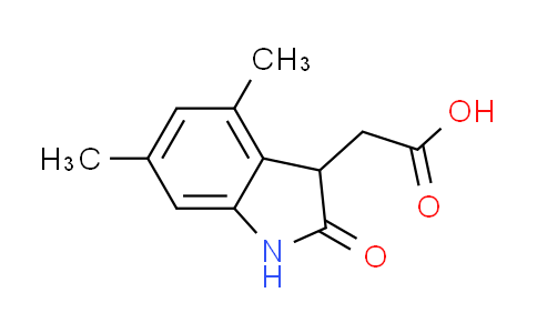 CAS No. 915922-61-1, (4,6-dimethyl-2-oxo-2,3-dihydro-1H-indol-3-yl)acetic acid