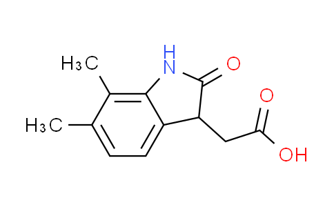 CAS No. 915921-16-3, (6,7-dimethyl-2-oxo-2,3-dihydro-1H-indol-3-yl)acetic acid