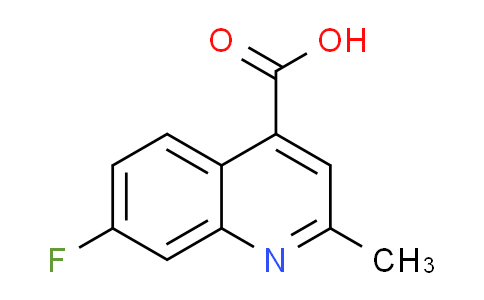 CAS No. 915923-73-8, 7-fluoro-2-methylquinoline-4-carboxylic acid
