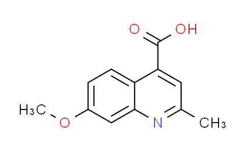 CAS No. 189815-81-4, 7-methoxy-2-methylquinoline-4-carboxylic acid