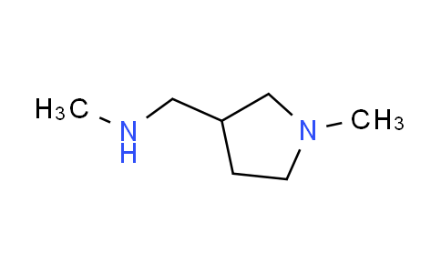 CAS No. 89850-95-3, N-methyl-1-(1-methylpyrrolidin-3-yl)methanamine