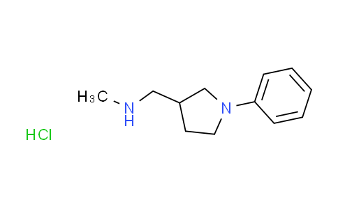 CAS No. 1185718-80-2, N-methyl-1-(1-phenyl-3-pyrrolidinyl)methanamine hydrochloride