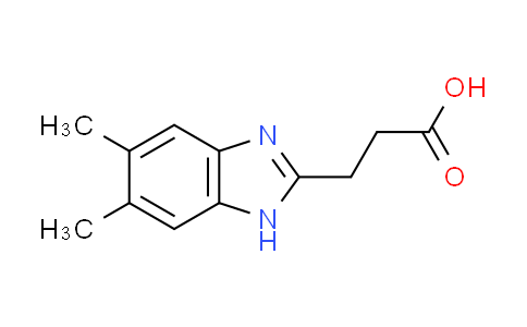 CAS No. 173737-04-7, 3-(5,6-dimethyl-1H-benzimidazol-2-yl)propanoic acid