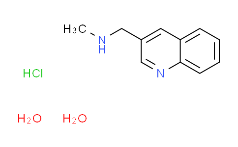 N-methyl-1-(3-quinolinyl)methanamine hydrochloride dihydrate