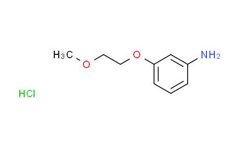 CAS No. 131770-50-8, [3-(2-methoxyethoxy)phenyl]amine hydrochloride