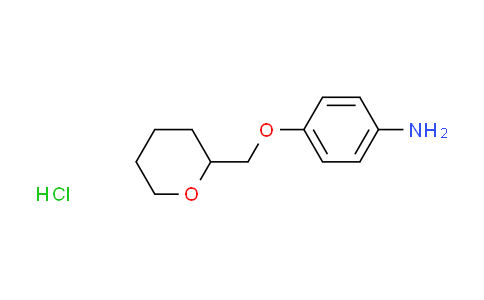 CAS No. 1185690-98-5, [4-(tetrahydro-2H-pyran-2-ylmethoxy)phenyl]amine hydrochloride