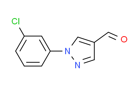 CAS No. 400877-26-1, 1-(3-chlorophenyl)-1H-pyrazole-4-carbaldehyde