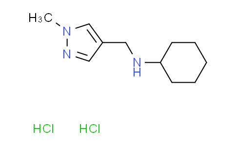 CAS No. 1049752-52-4, N-[(1-methyl-1H-pyrazol-4-yl)methyl]cyclohexanamine dihydrochloride