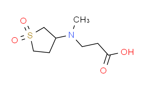 CAS No. 893729-47-0, N-(1,1-dioxidotetrahydro-3-thienyl)-N-methyl-beta-alanine