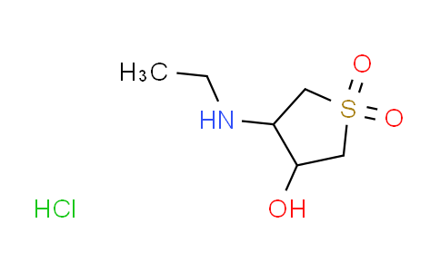 CAS No. 1177314-41-8, 4-(ethylamino)tetrahydro-3-thiopheneol 1,1-dioxide hydrochloride