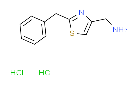 CAS No. 1187932-76-8, [(2-benzyl-1,3-thiazol-4-yl)methyl]amine dihydrochloride
