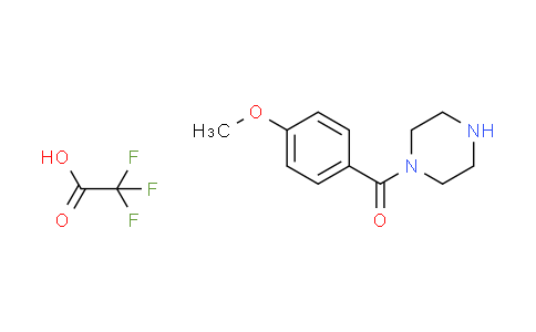 CAS No. 1185479-65-5, 1-(4-methoxybenzoyl)piperazine trifluoroacetate