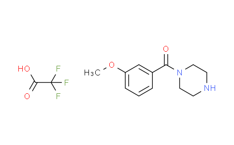 CAS No. 1192656-37-3, 1-(3-methoxybenzoyl)piperazine trifluoroacetate