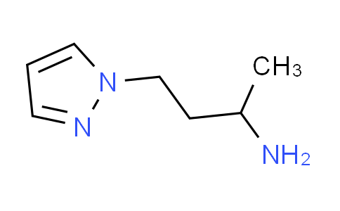 CAS No. 97383-20-5, 4-(1H-pyrazol-1-yl)butan-2-amine